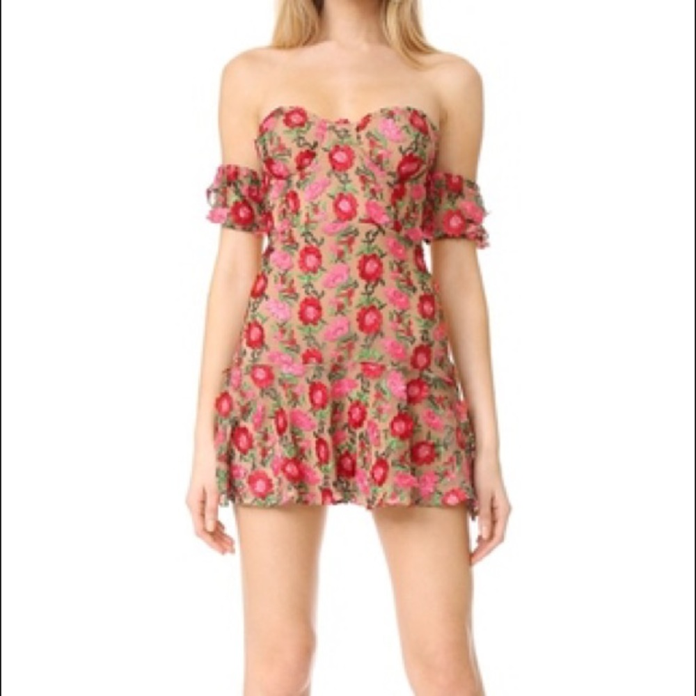 For Love and Lemons Amelia embroidered dress